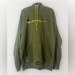 Champion Men's Hoodie Sweatshirt Duo Signature Logo Big & Tall Poly XLT